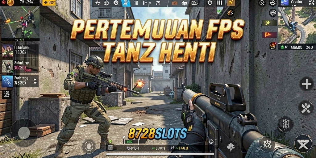 Tampilan gameplay seru dari 8728SLOTS dengan aksi tembak-menembak yang intens.
