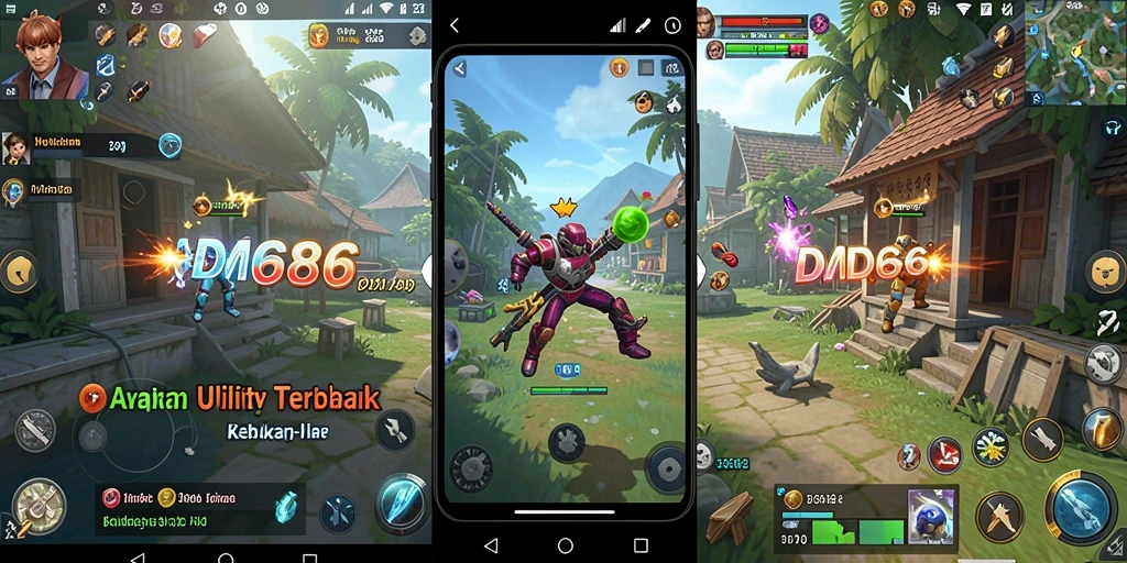 Tampilan utama DMD686 yang rapi dan intuitif.