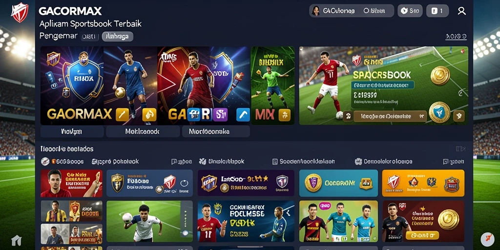 Tampilan antarmuka taruhan olahraga dalam GACORMAX yang menarik dan informatif.