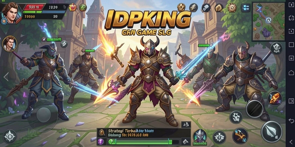 Screenshot gameplay IDPKING yang menampilkan strategi seru dan aksi pertempuran.