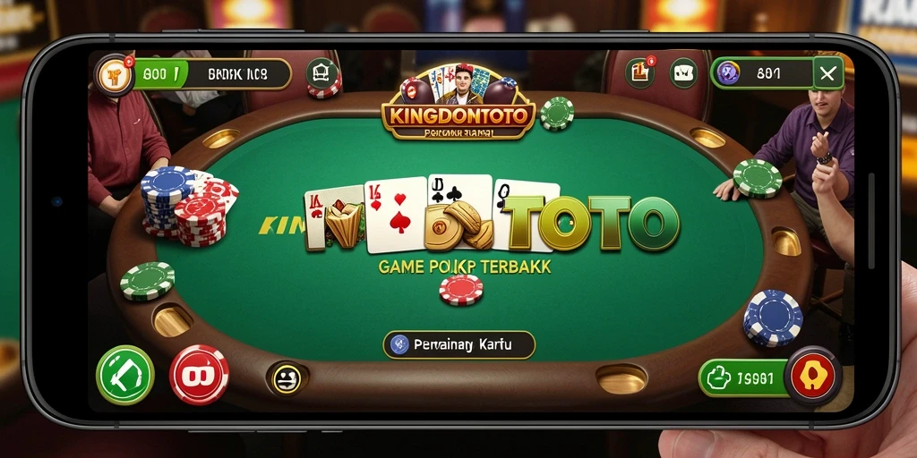 Tampilan gameplay KINGDOMTOTO yang menarik dan seru saat bermain Poker.