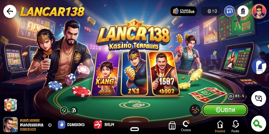 Screenshot permainan LANCAR138 yang menampilkan aksi Kasino yang mendebarkan.