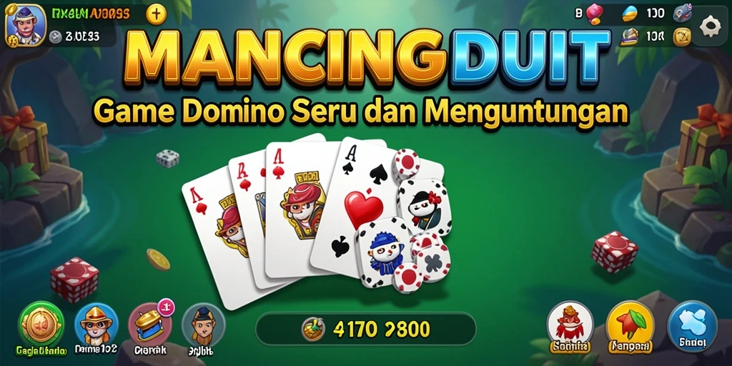 Tampilan gameplay MANCINGDUIT yang menarik dan seru.