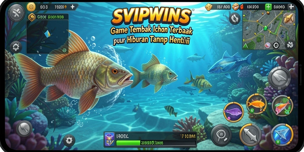 Gameplay menembak ikan yang seru dan mengasyikkan di SVIPWINS.