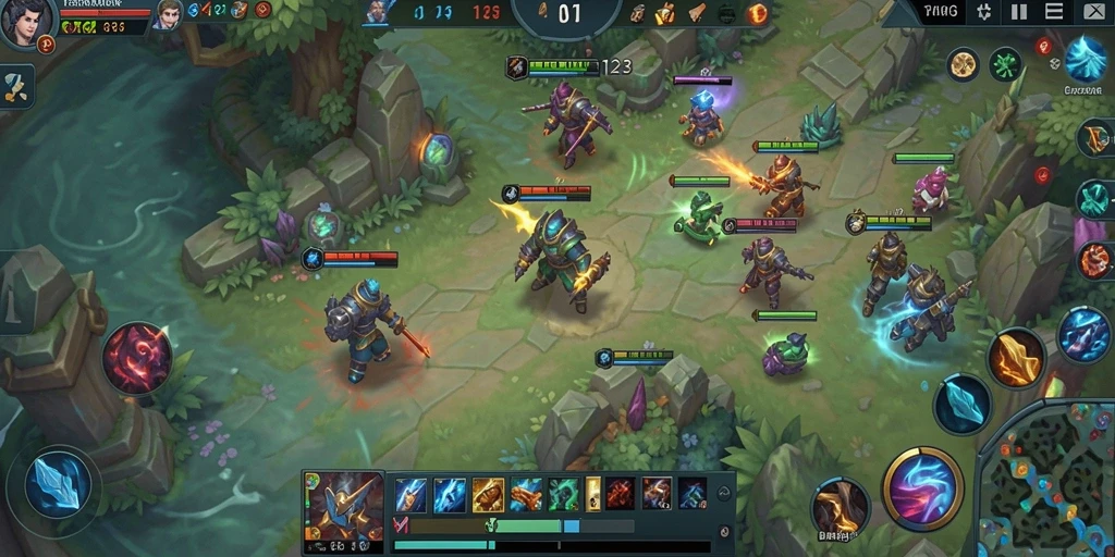 Tangkapan layar dari gameplay intens di TERONG123.