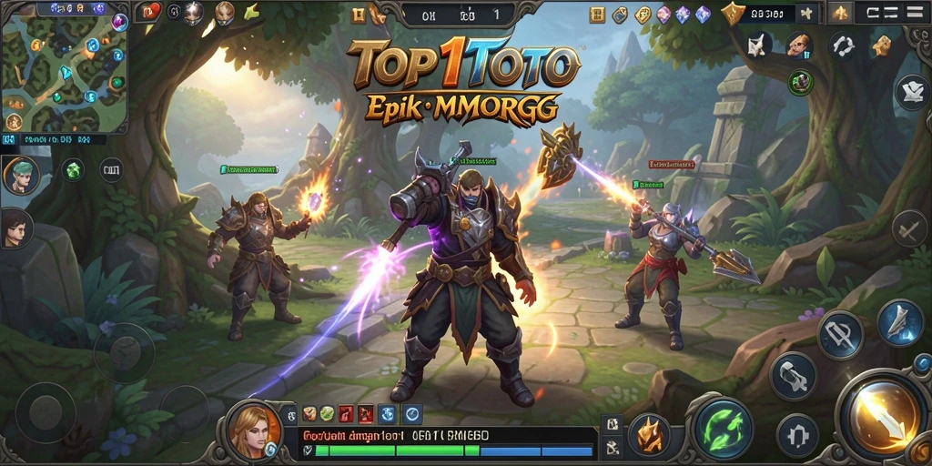 Gameplay menarik dalam dunia fantasi MMORPG TOP1TOTO.