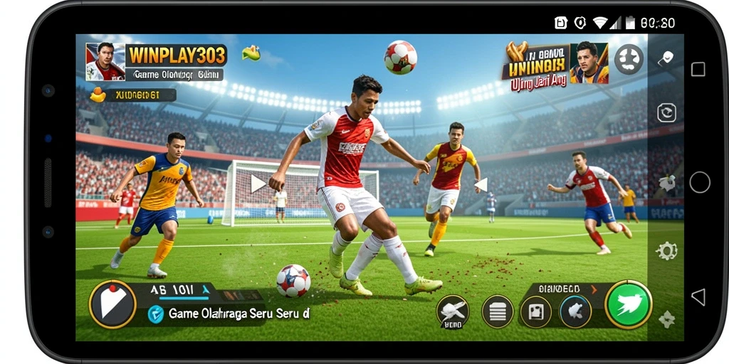Screenshot gameplay WINPLAY303 yang menampilkan aksi seru di lapangan.
